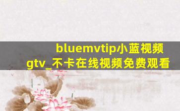 bluemvtip小蓝视频gtv_不卡在线视频免费观看