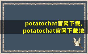 potatochat官网下载,potatochat官网下载地址
